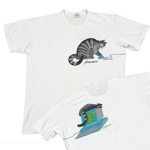 B. Kliban Vintage Crazy Shirt Hawaii Cat Mouse Single Stitch Unisex Size XL